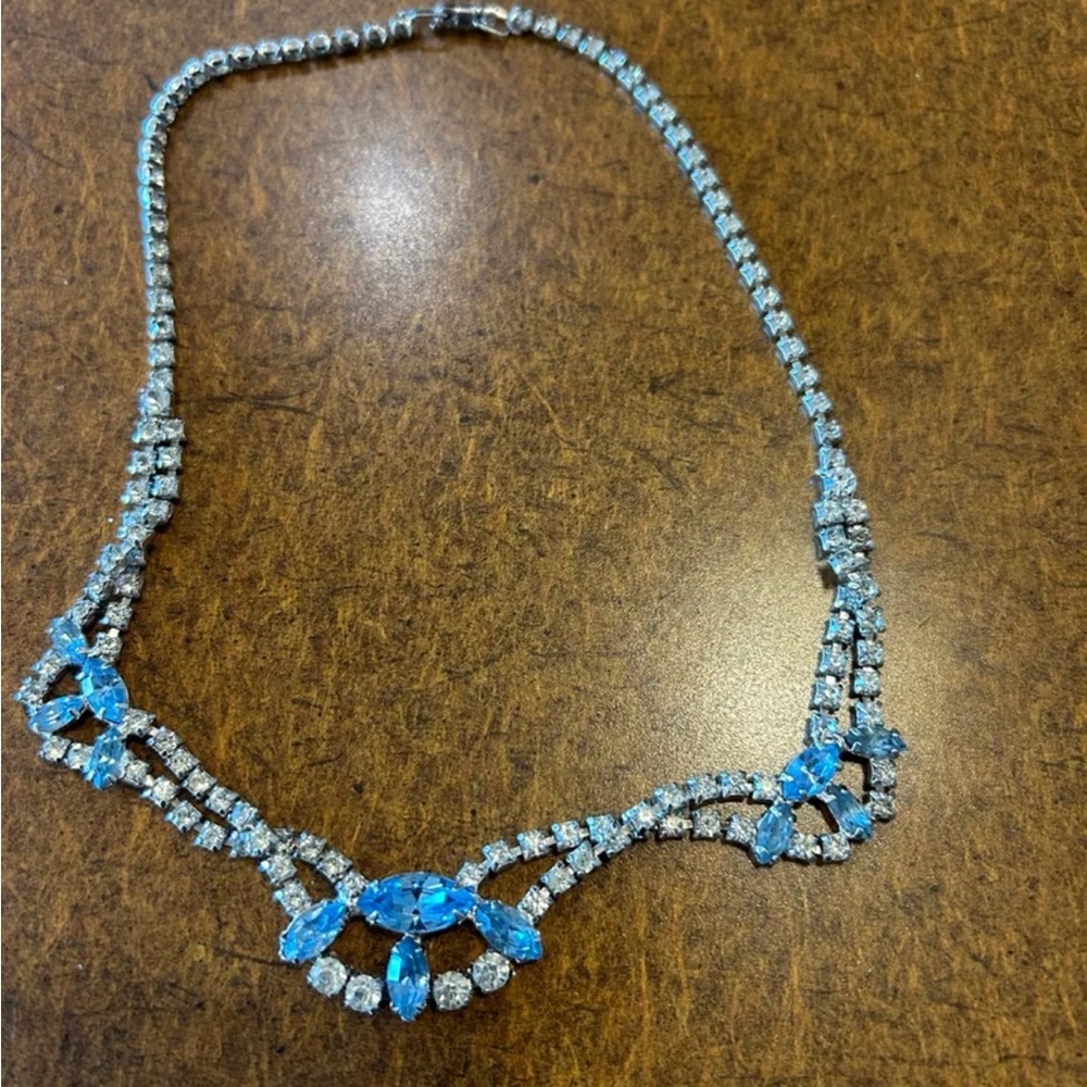 Vintage Rhinestone Bridal Necklace SALE SALE SALE